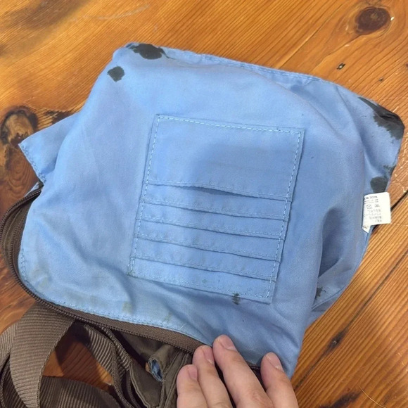 Baggallini Sling Backpack Brown Crossbody Travel Multi Zip Pocket Messenger Bag - Picture 8 of 10